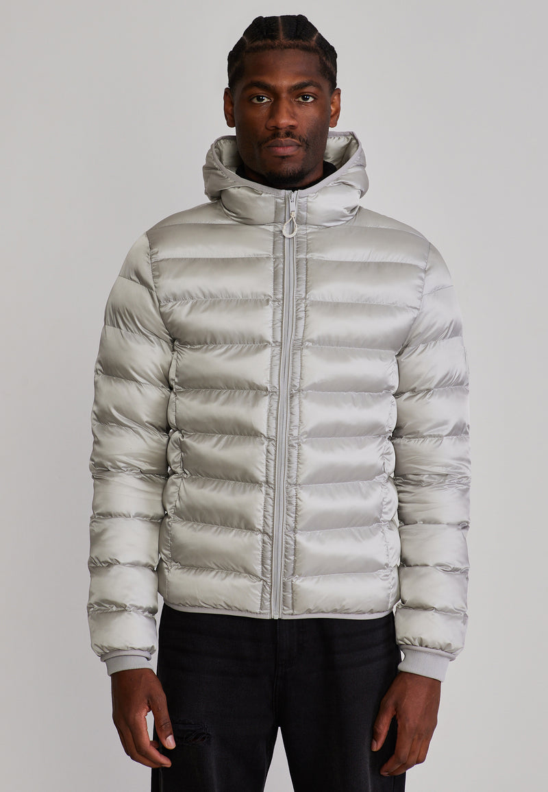 Light Grey Bubble Jacket