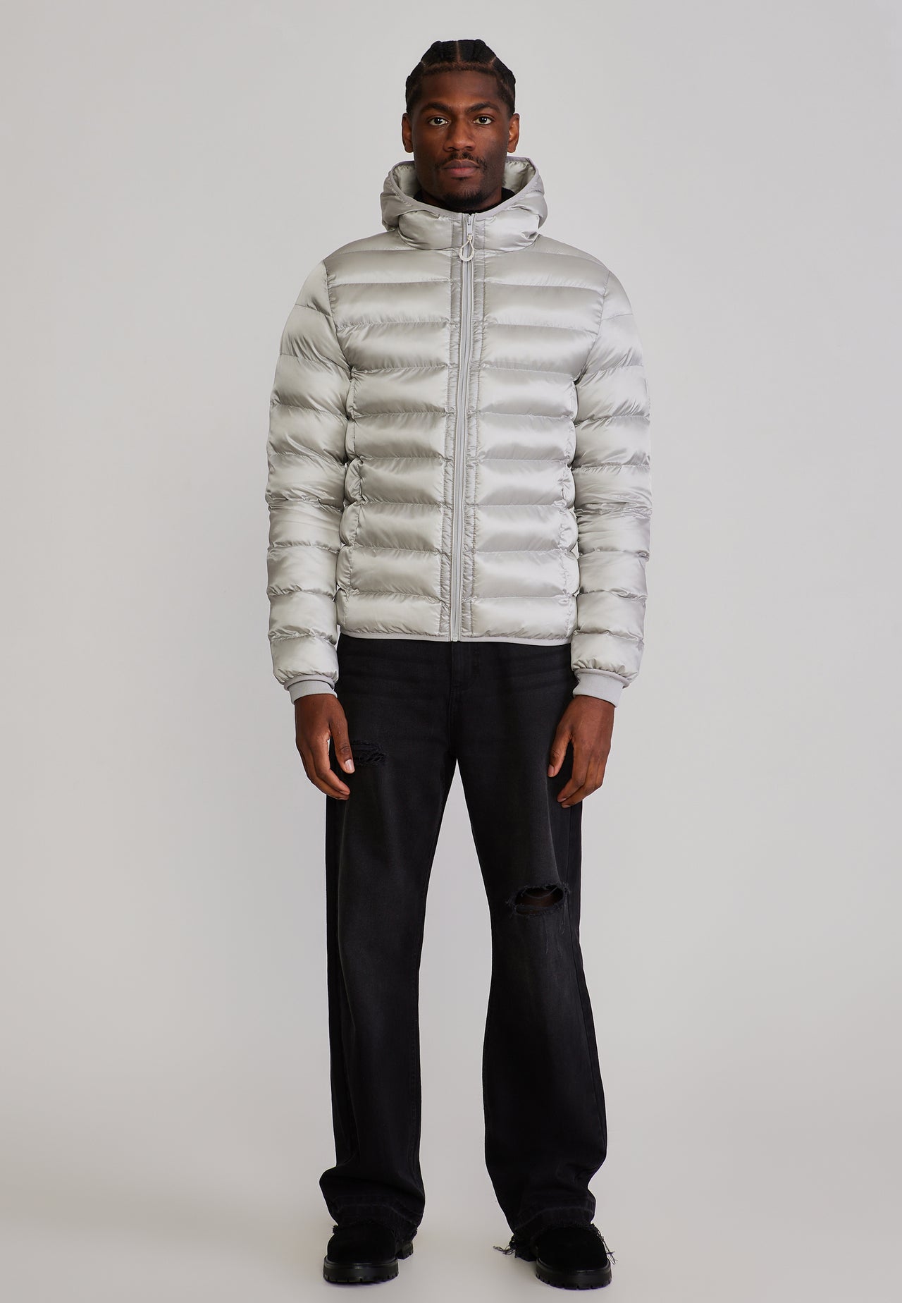Light Grey Bubble Jacket (2)