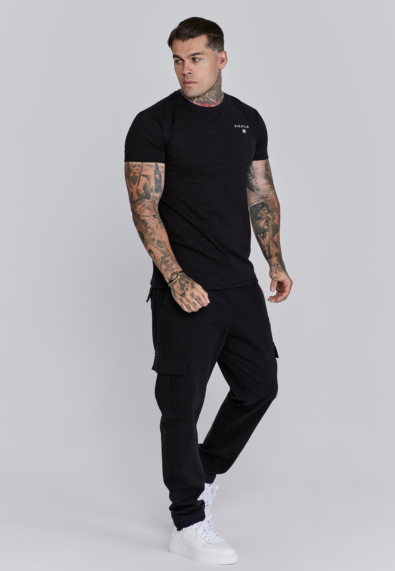 Black Relaxed Fit T-Shirt (3)