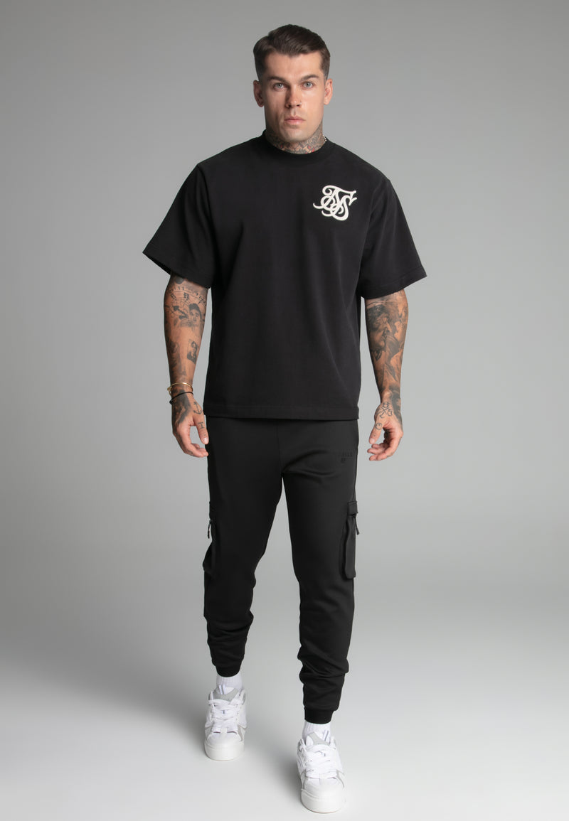 Black Cargo Joggers (1)