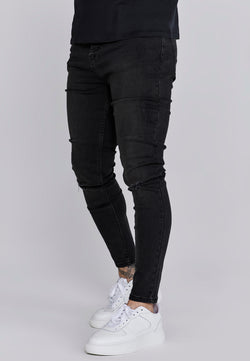 Skinny Jeans Washed Black
