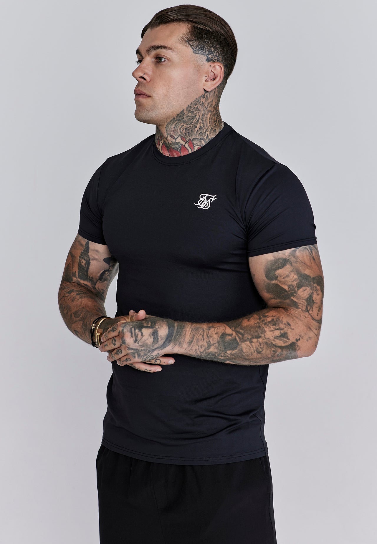 Black Muscle Fit T-Shirt