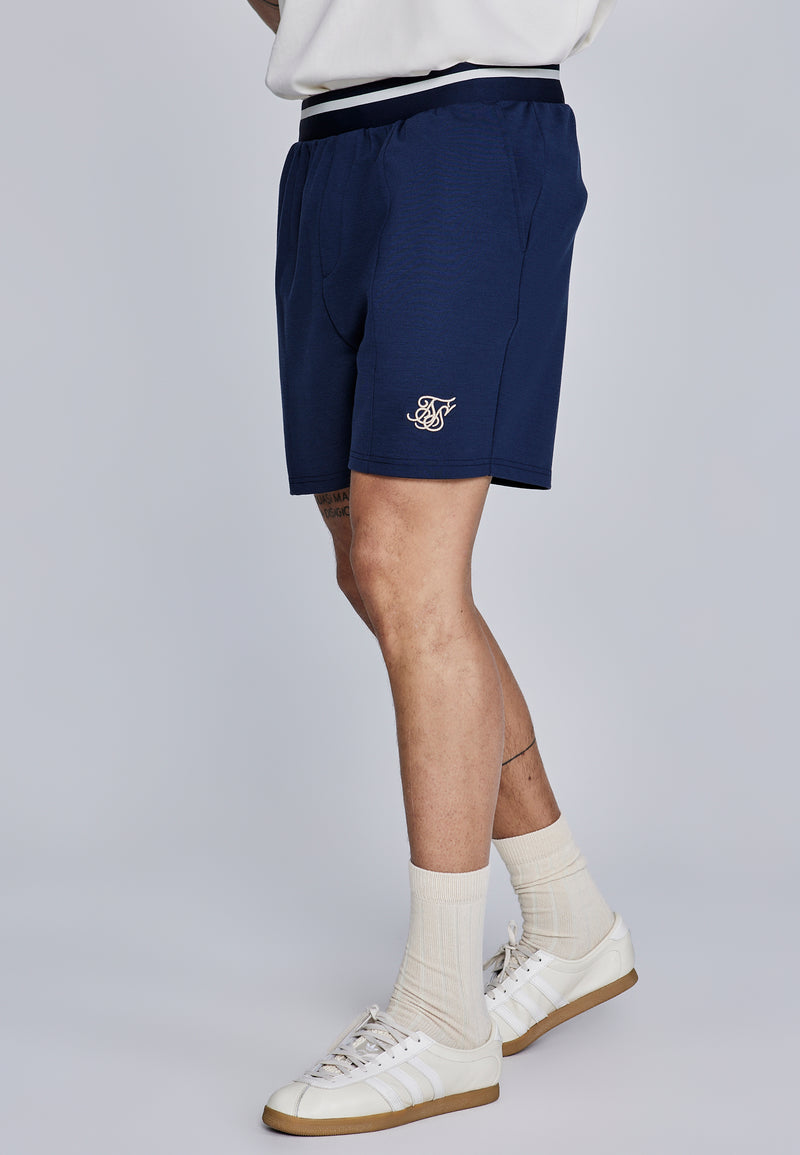 Navy Retro Shorts
