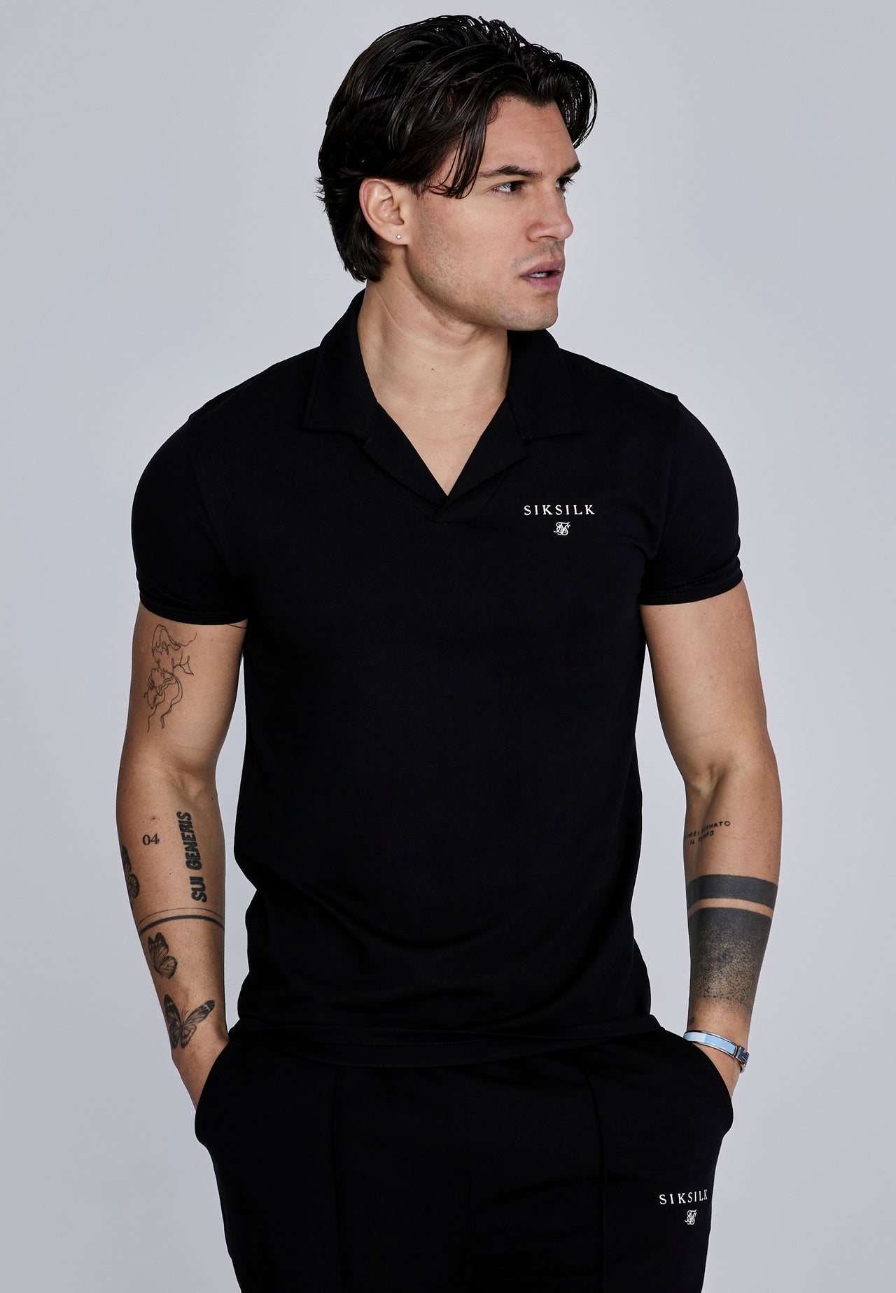 Black Polo and Shorts Set (1)