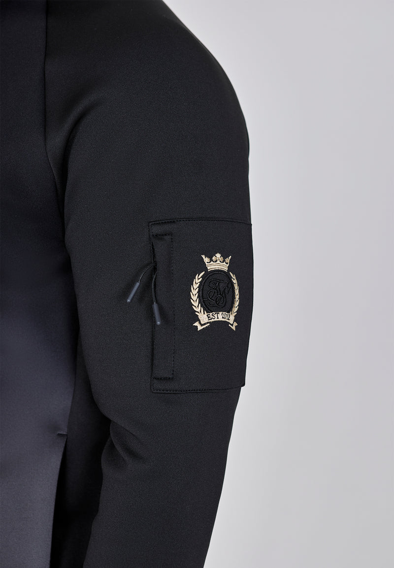 Black Full Zip Hoodie (1)