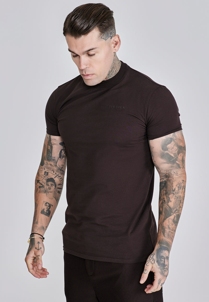 Brown Muscle Fit T-Shirt