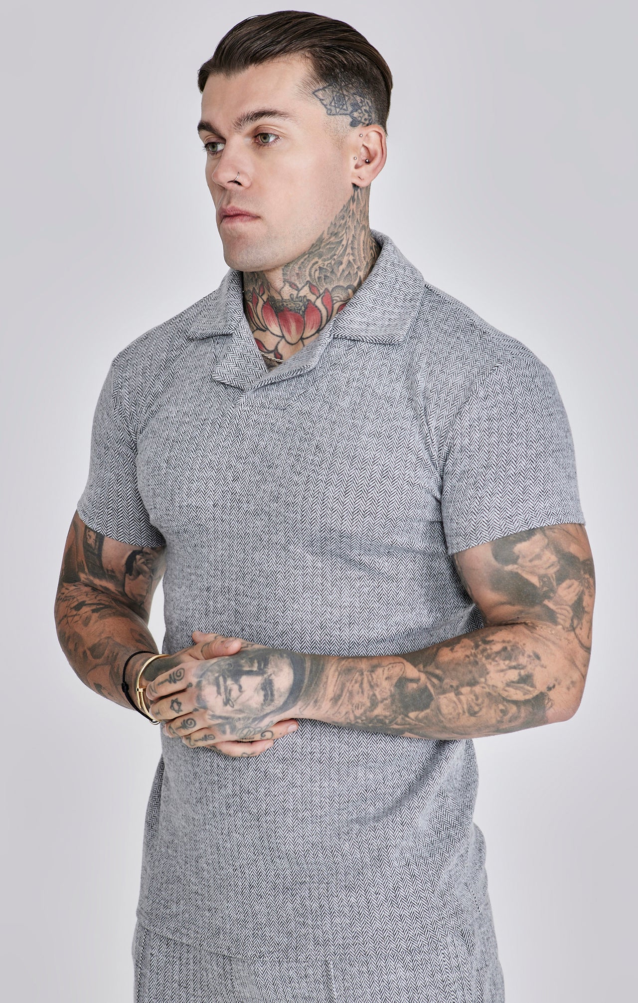 Grey Smart Polo T-Shirt