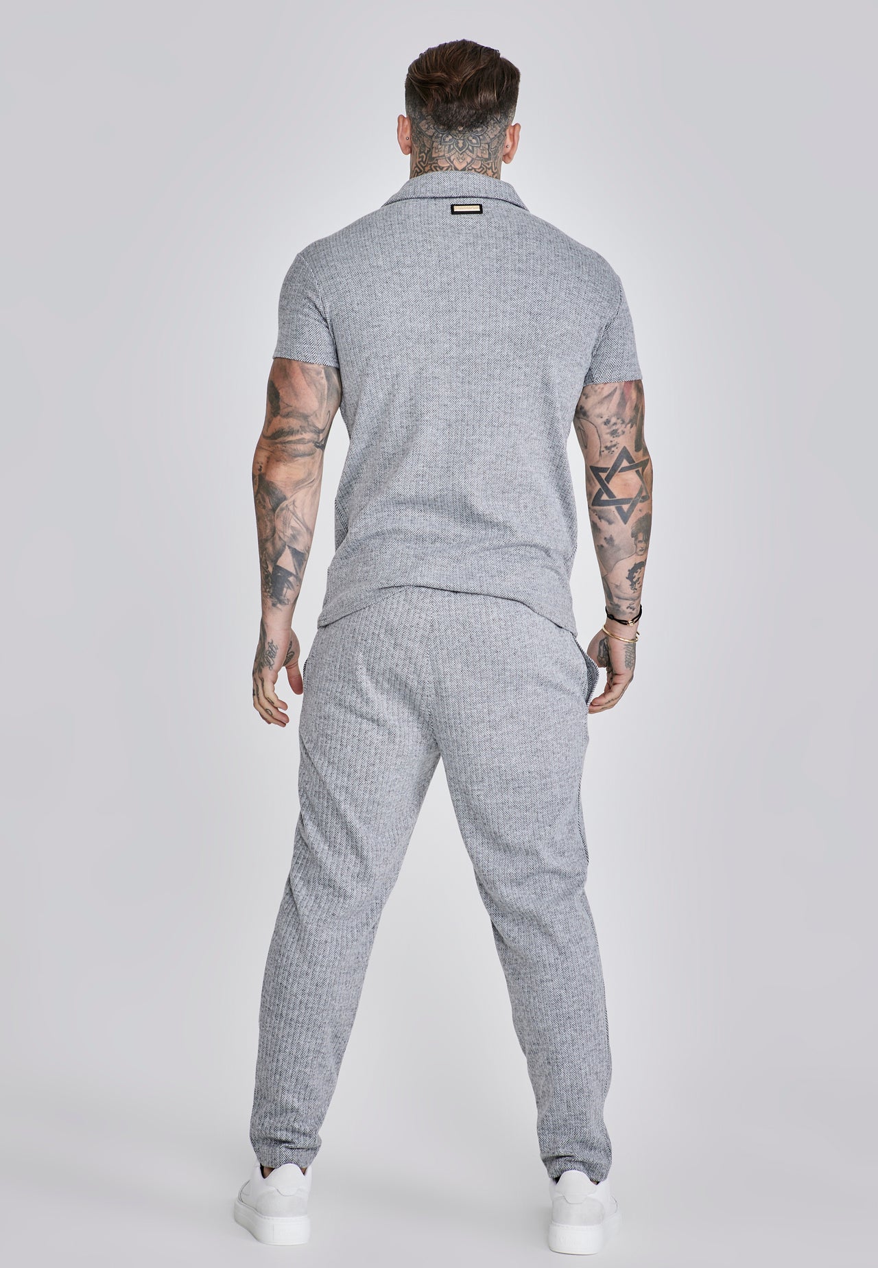 Grey Smart Polo T-Shirt (4)