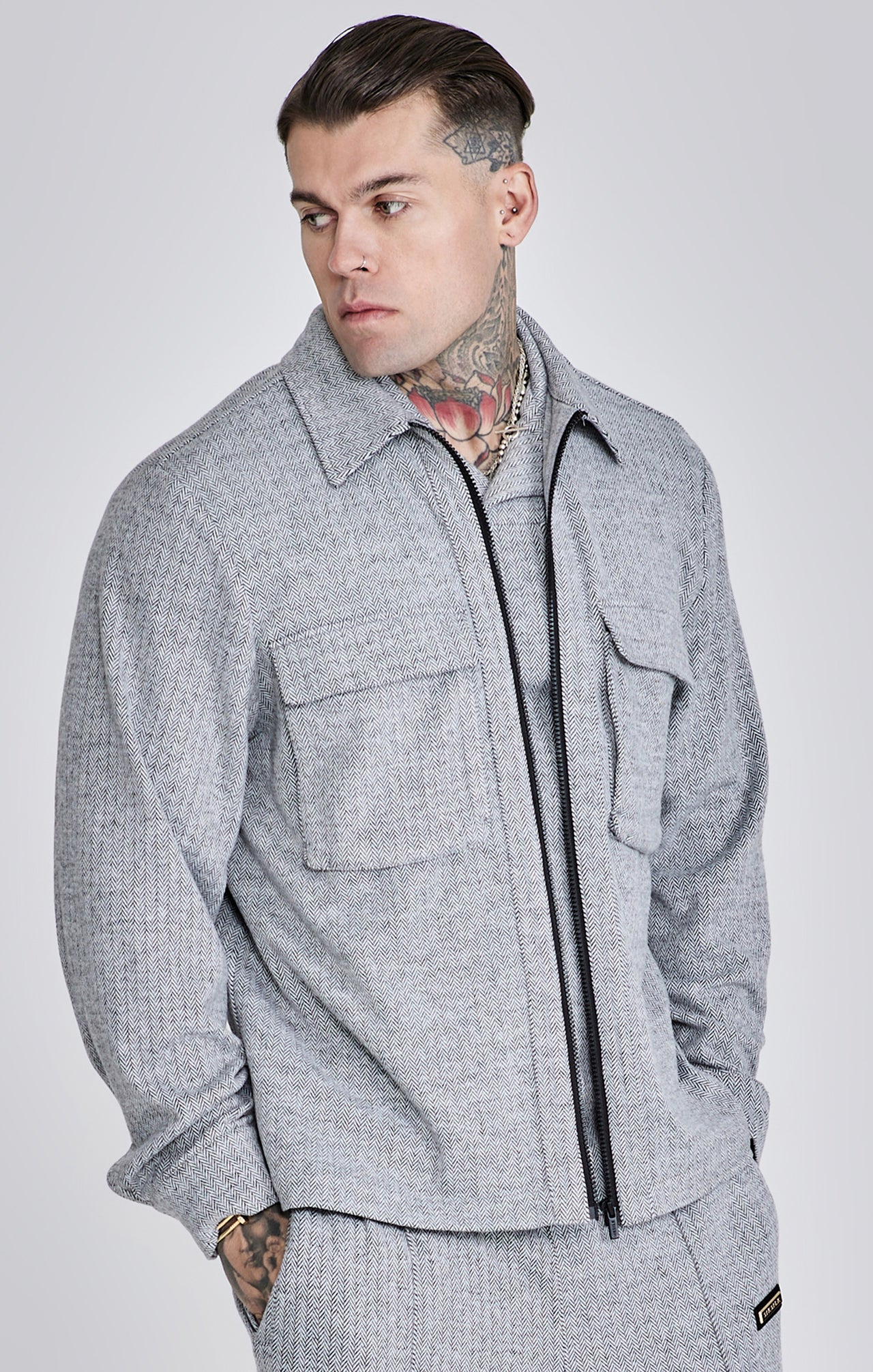 Grey Smart Overshirt