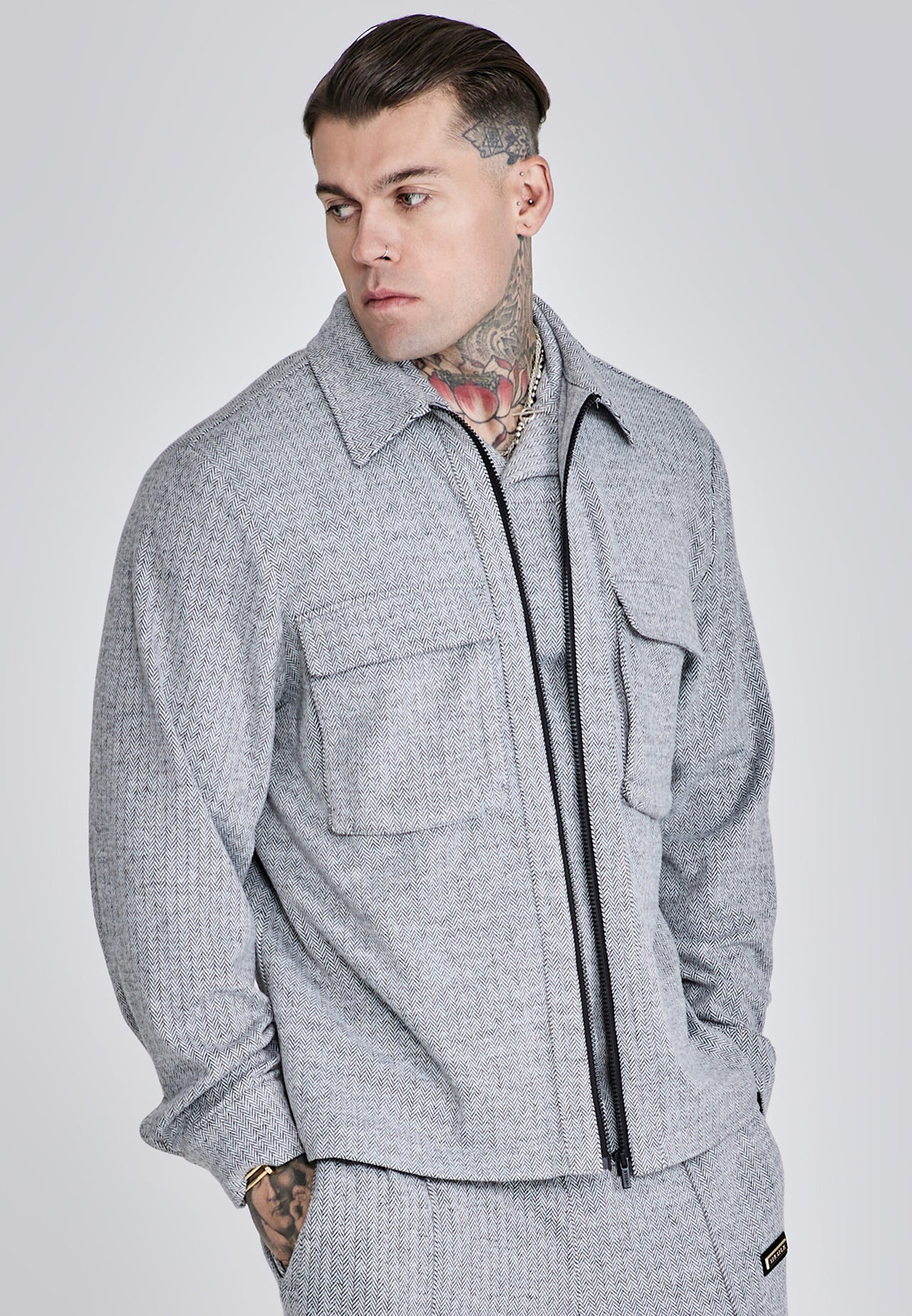 Grey Smart Overshirt