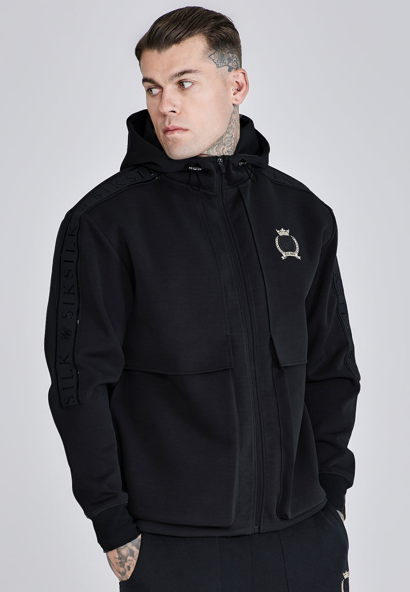 Black Utility Hoodie