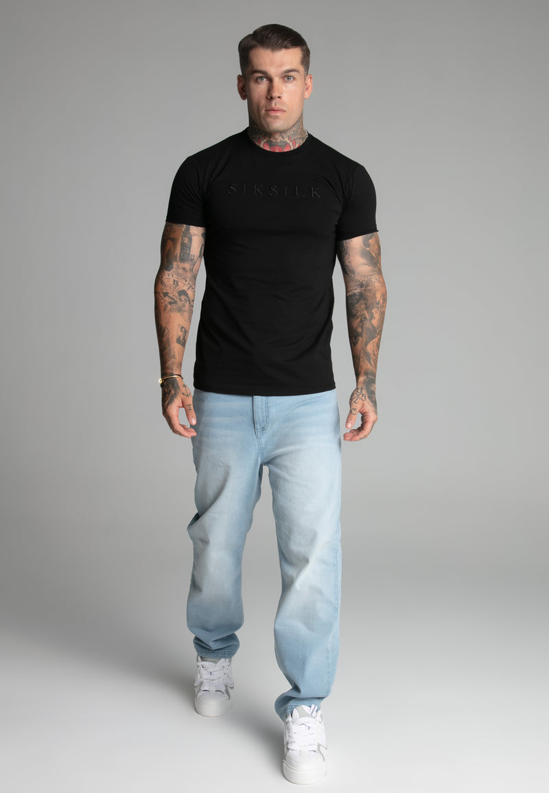 Black Muscle Fit T-Shirt (1)