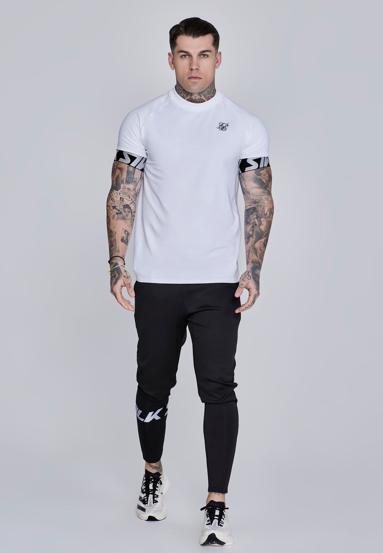 Black Muscle Fit Joggers (3)