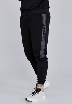 Black Muscle Fit Joggers