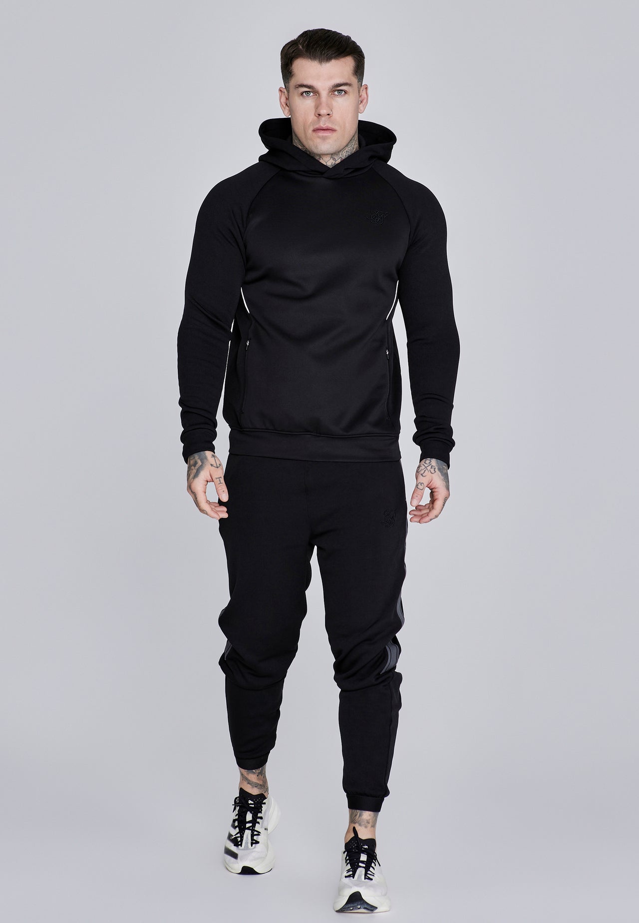 Black Muscle Fit Joggers (3)