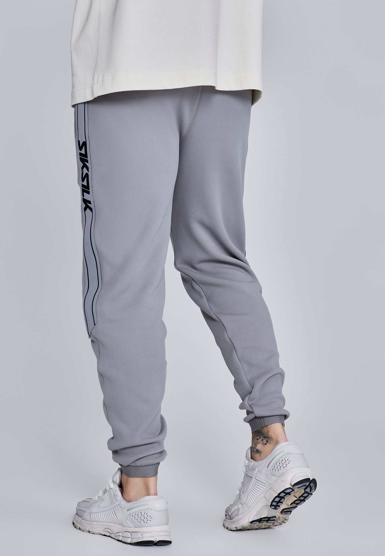 Grey Muscle Fit Joggers (2)