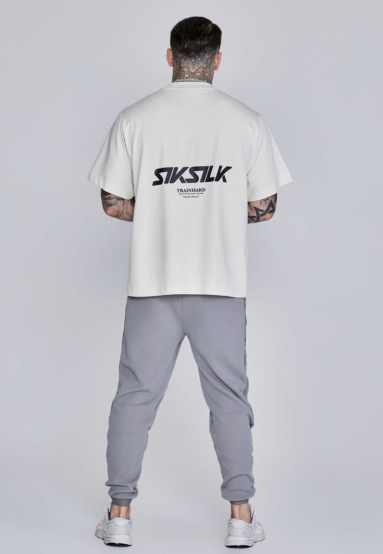 Grey Muscle Fit Joggers (4)