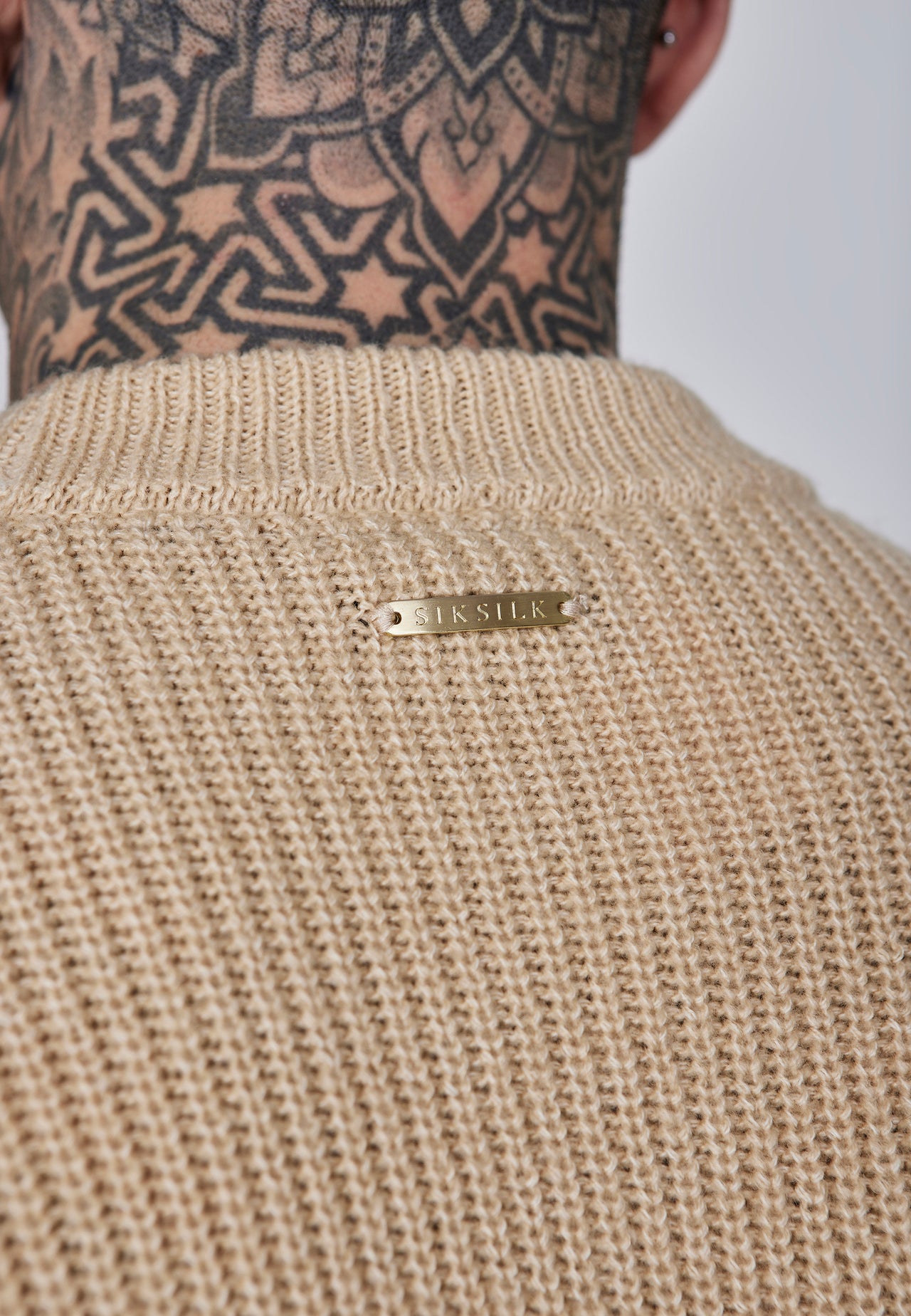 Ecru Knitted Sweater (1)