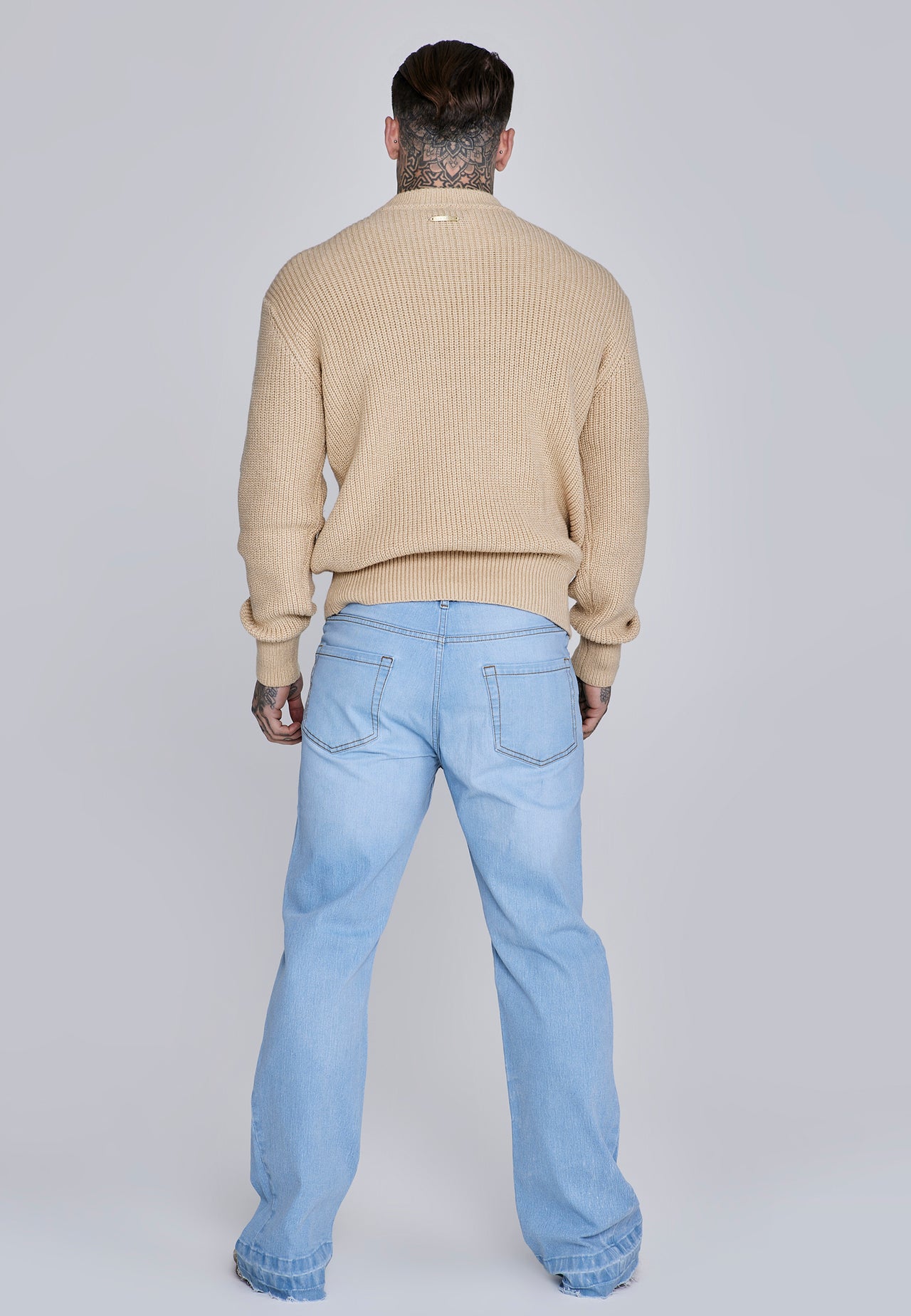 Ecru Knitted Sweater (4)