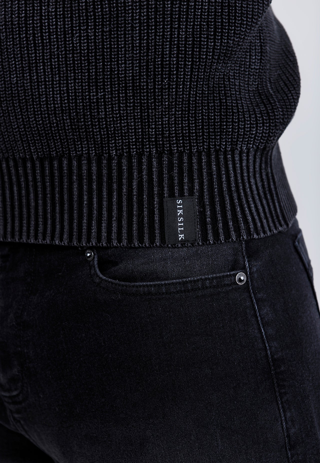 Black High Neck Sweater (1)