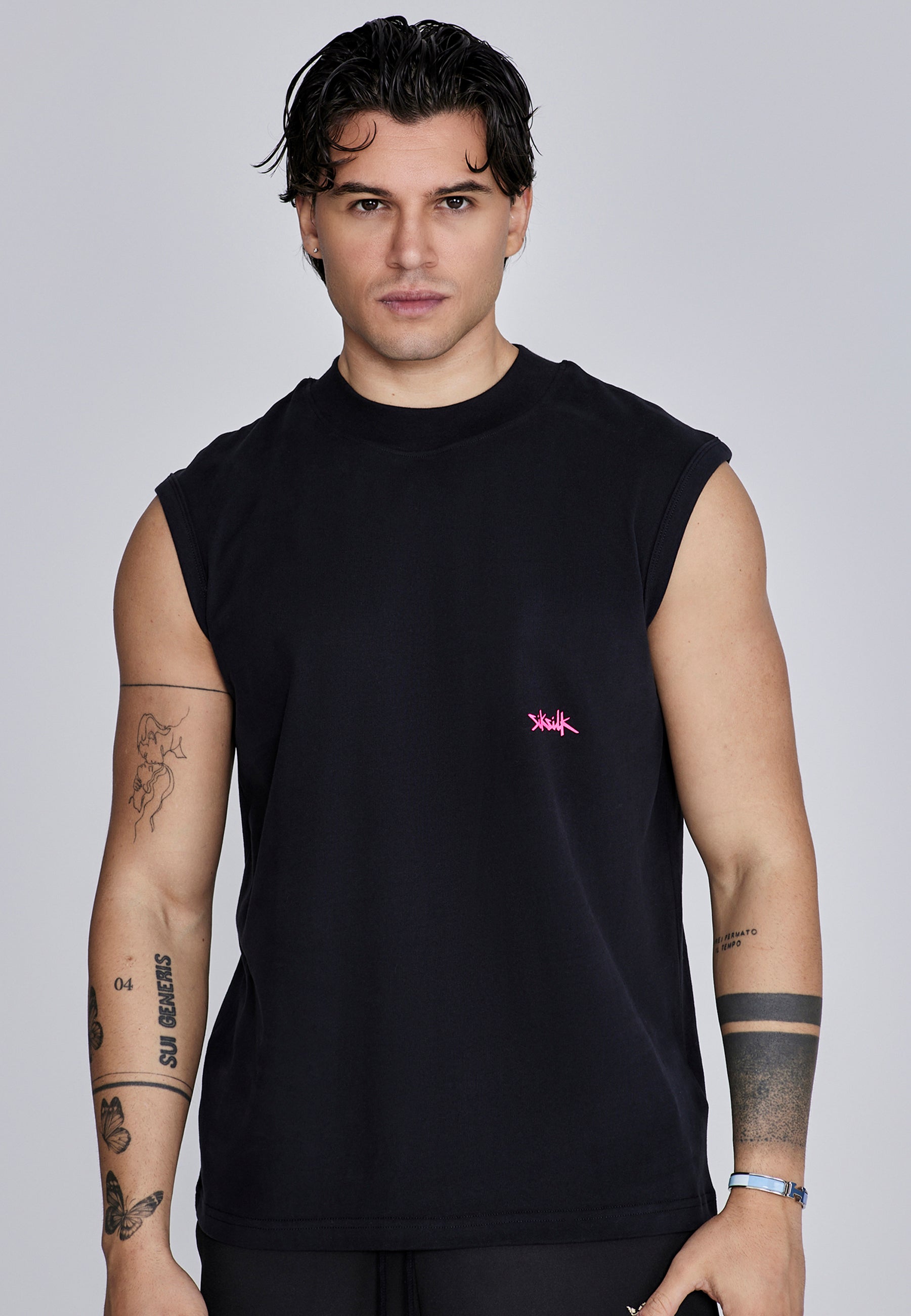 Black Pink Vest