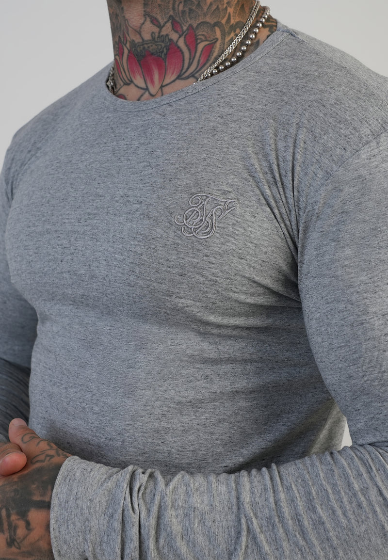 Grey LS Marl T-Shirt (1)