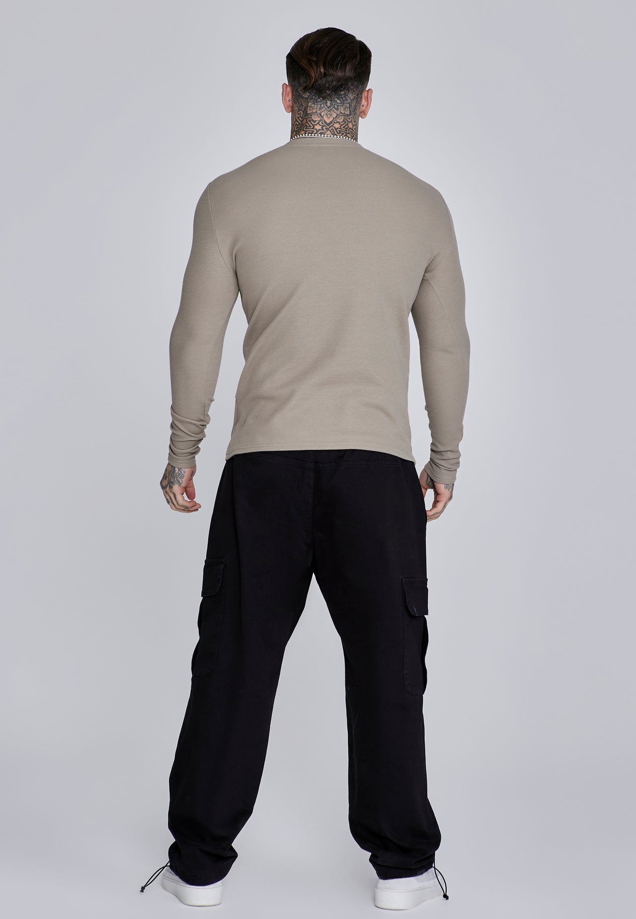 Beige Henley T-Shirt (4)