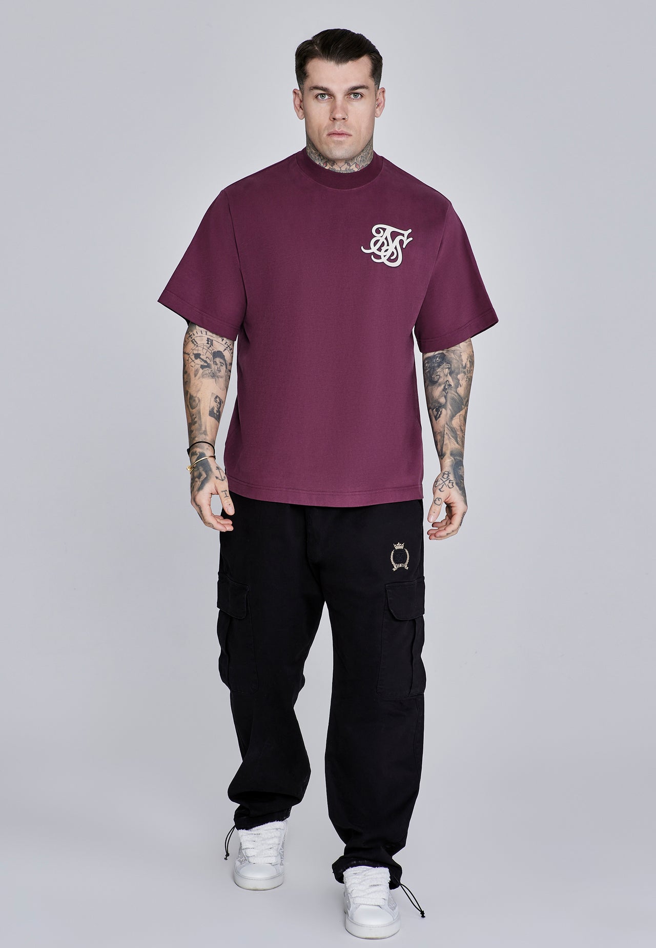 Burgundy Logo T-Shirt (2)