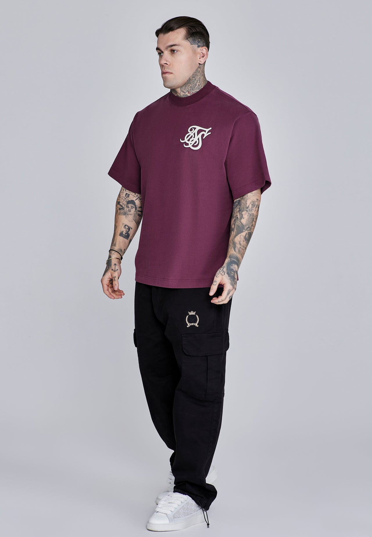 Burgundy Logo T-Shirt (3)