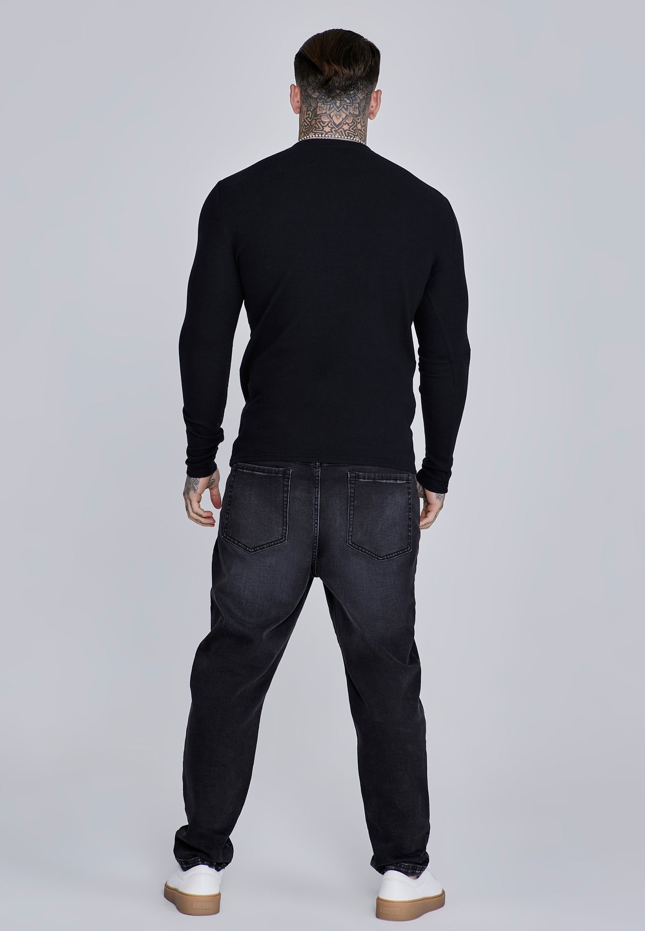 Black Henley T-Shirt (4)