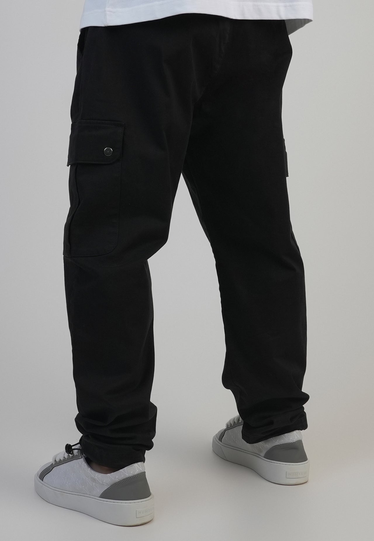 Black Loose Fit Cargos (3)