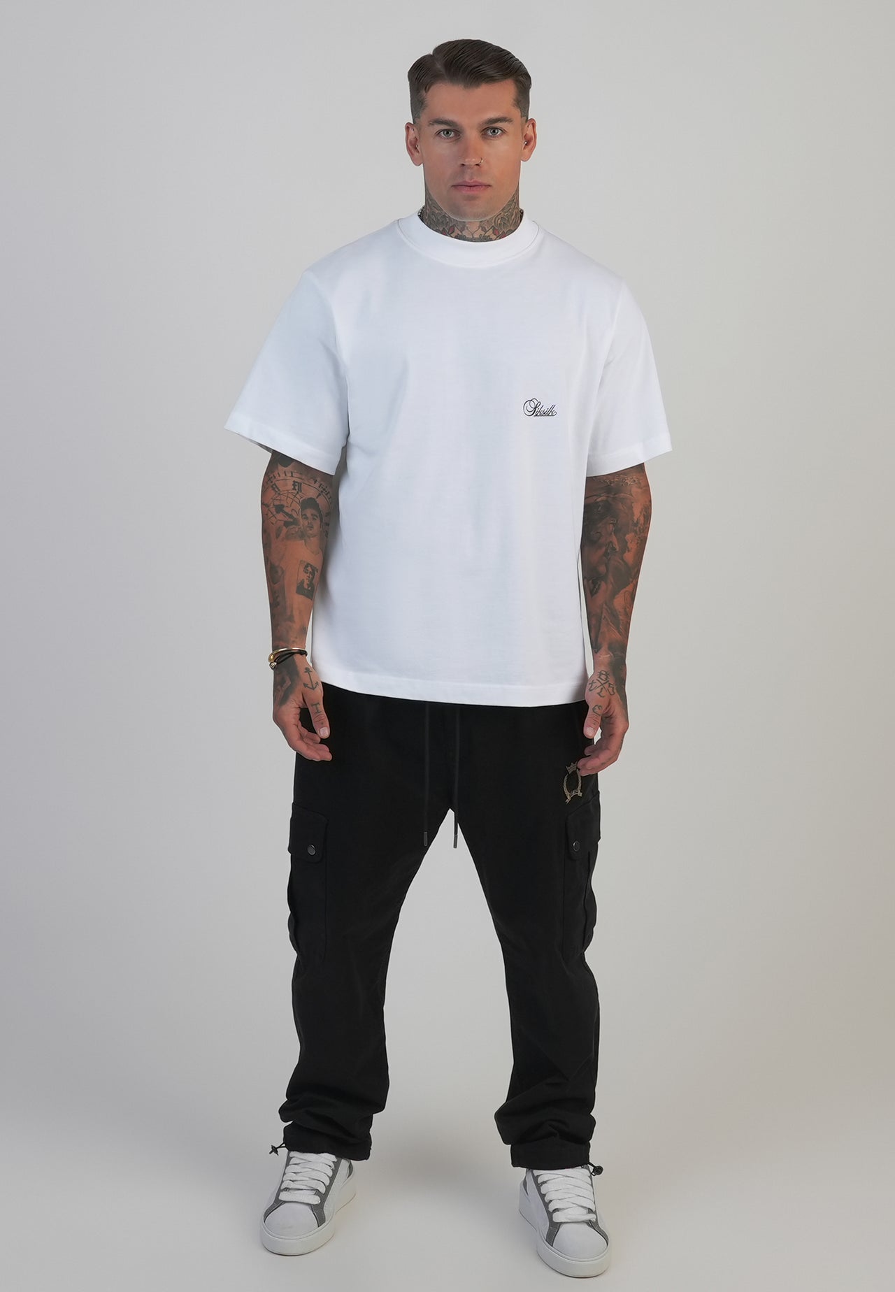 Black Loose Fit Cargos (4)