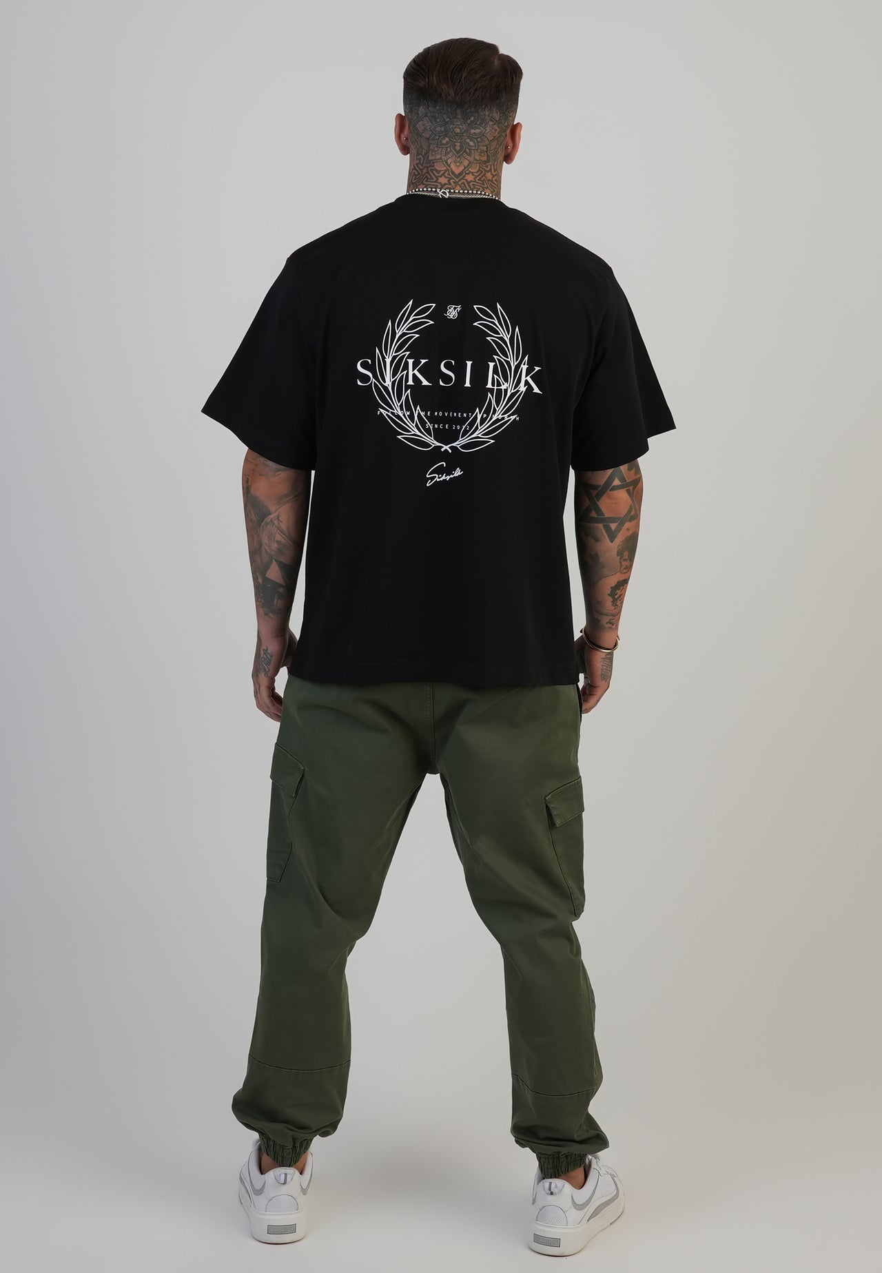 Khaki Green Regular Fit Cargos (4)