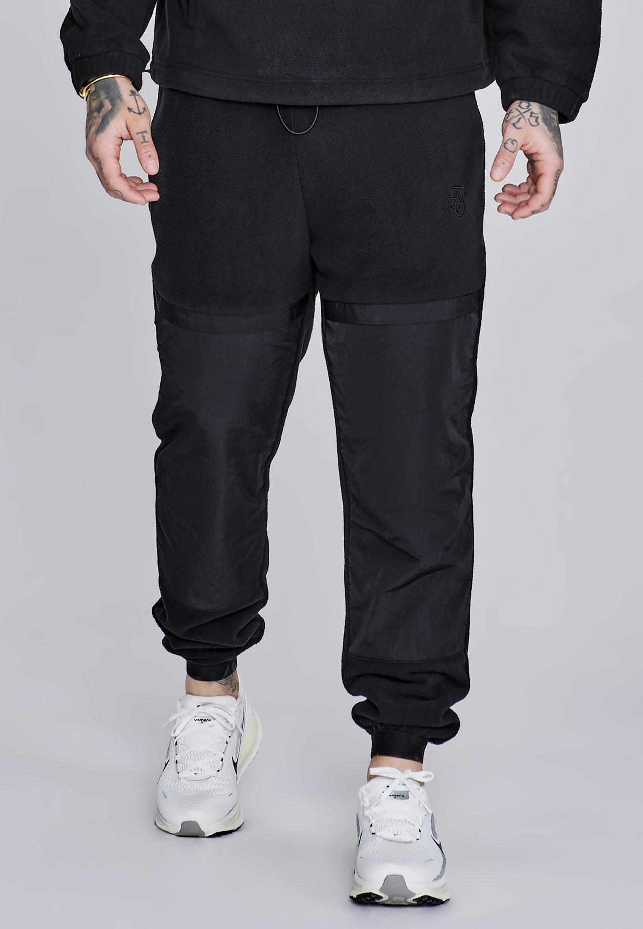Black Polar Fleece Joggers (1)