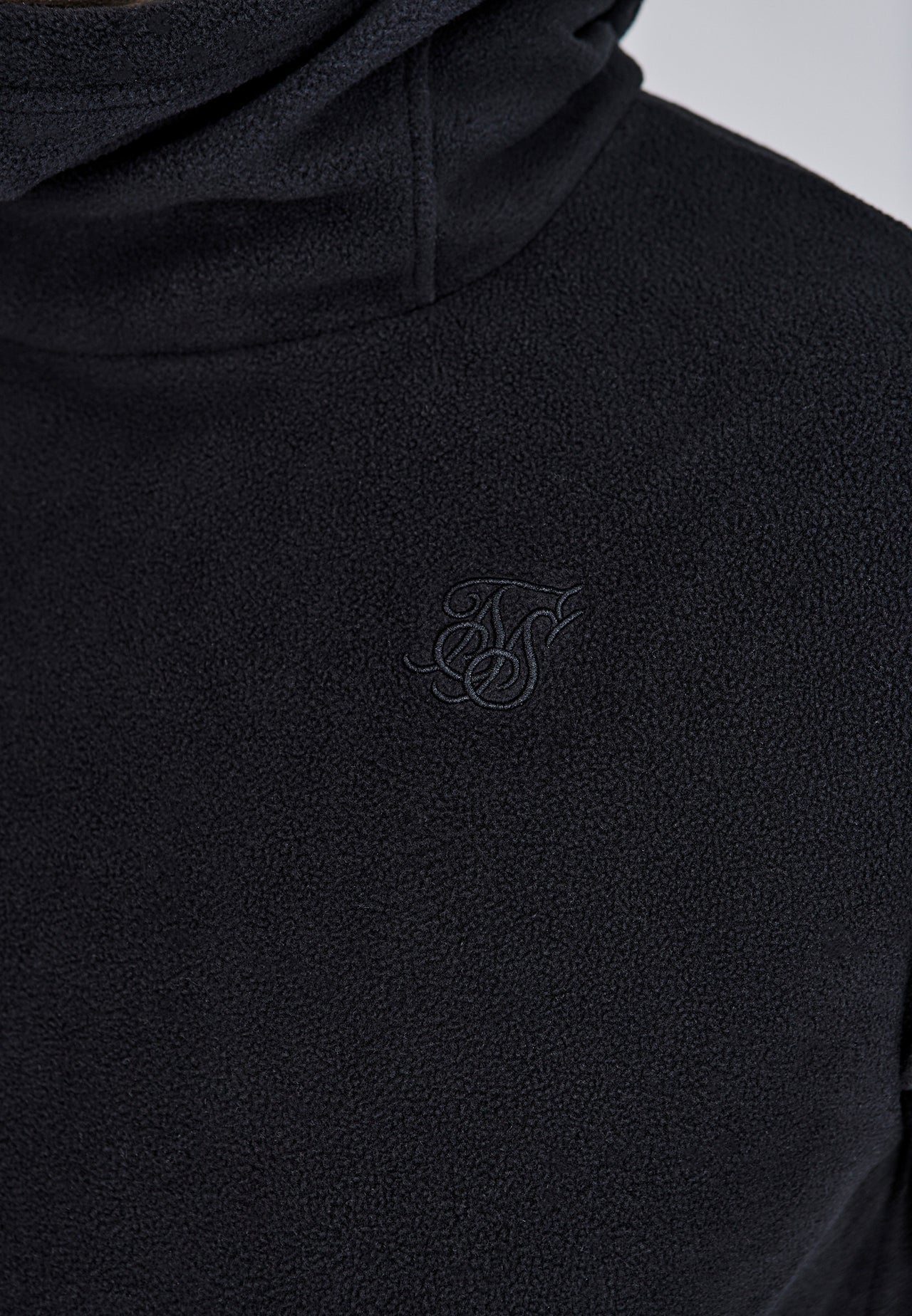 Black Polar Fleece Hoodie (1)