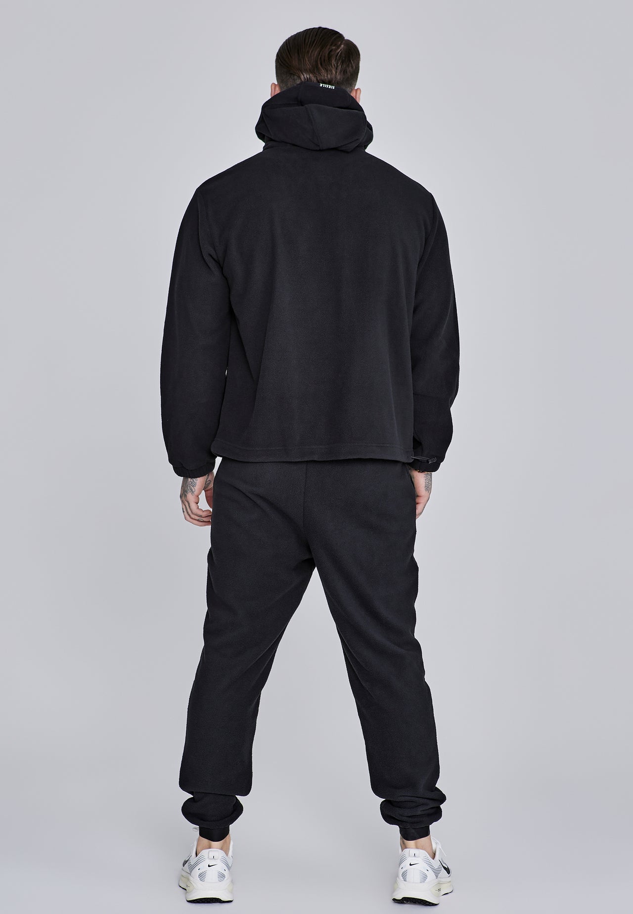 Black Polar Fleece Hoodie (4)