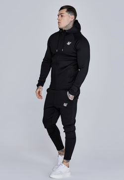Black Hoodie and Joggers Set