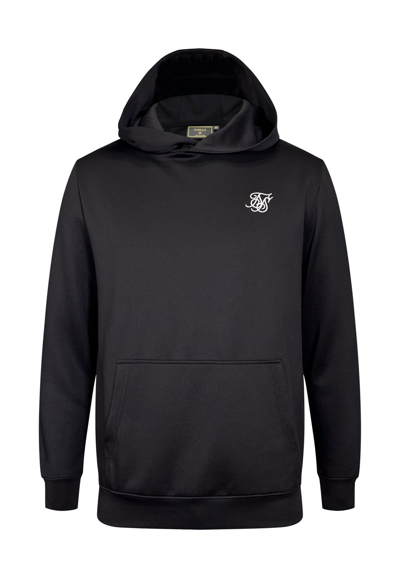 Black Essentials Poly Hoodie (5)