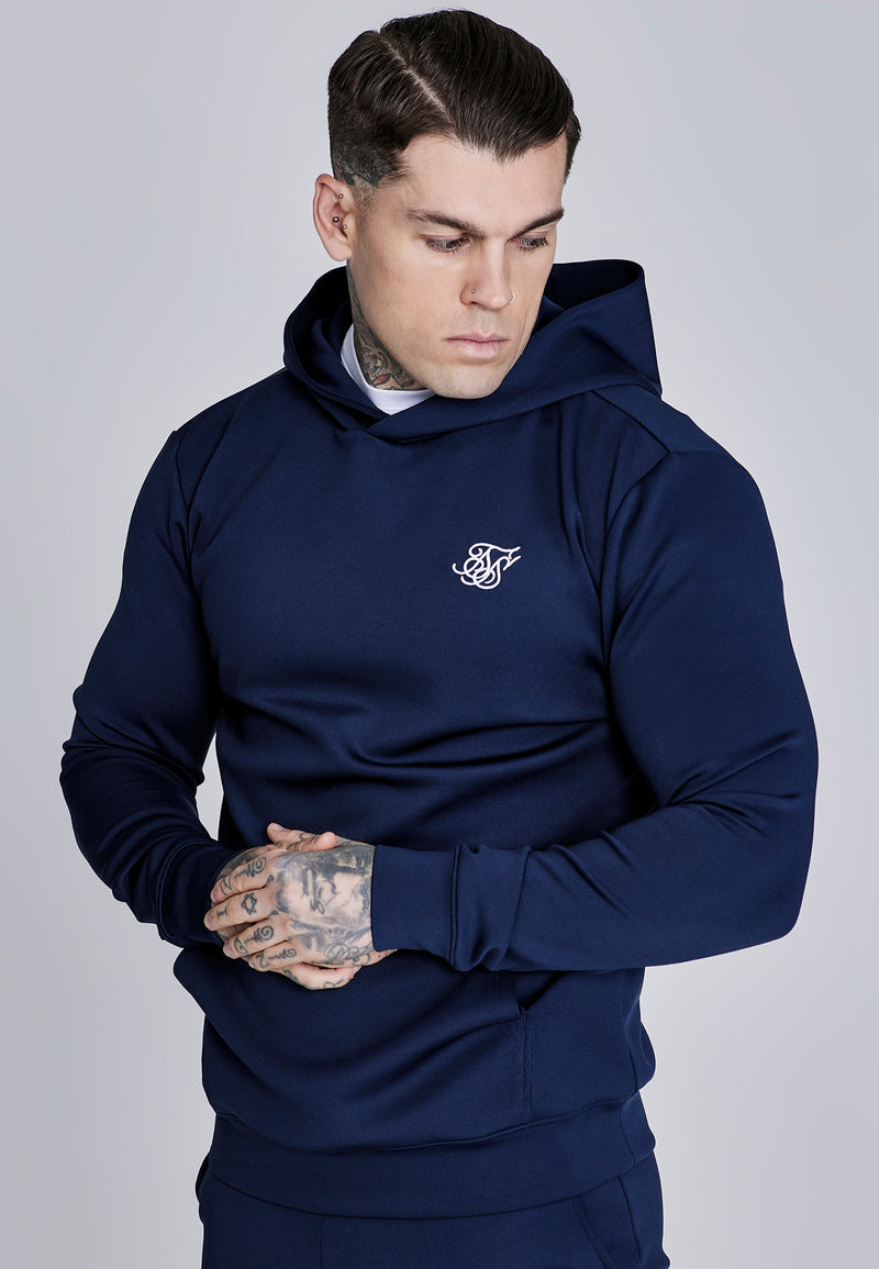 Navy Essentials Poly Hoodie