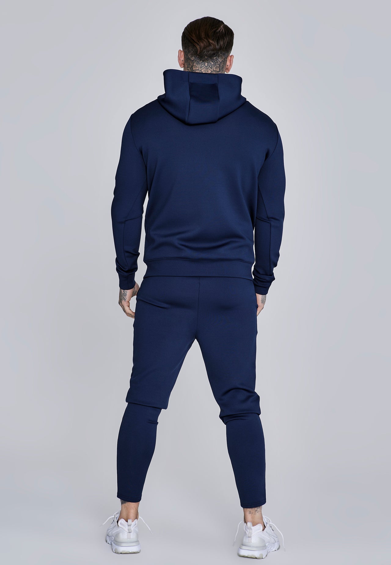 Navy Essentials Poly Hoodie (4)