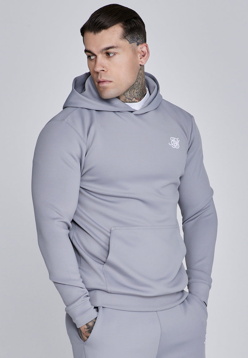 Grey Essentials Poly Hoodie