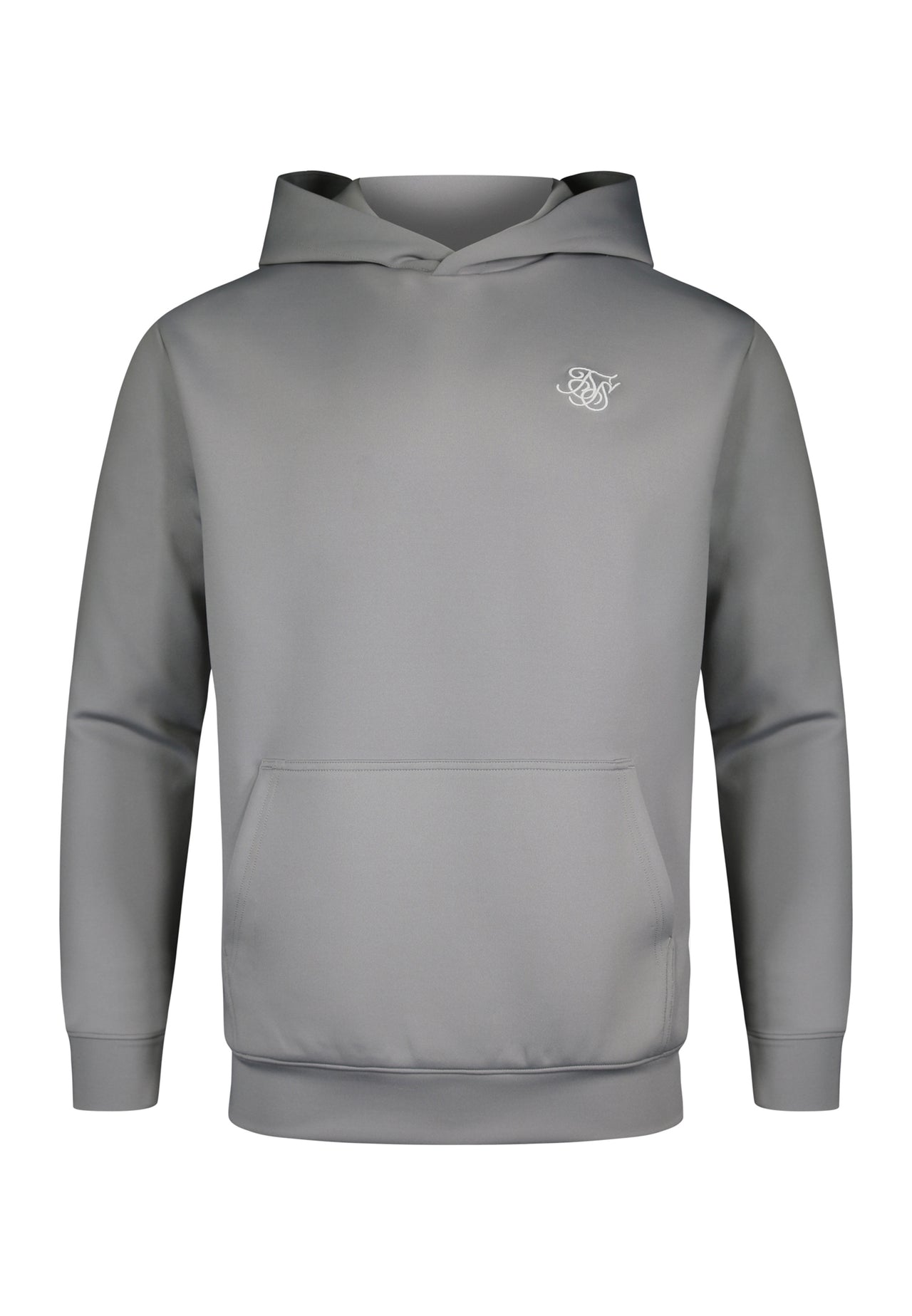 Grey Essentials Poly Hoodie (5)
