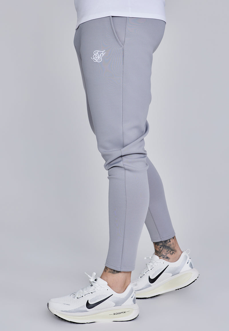 Grey Essentials Poly Joggers (1)