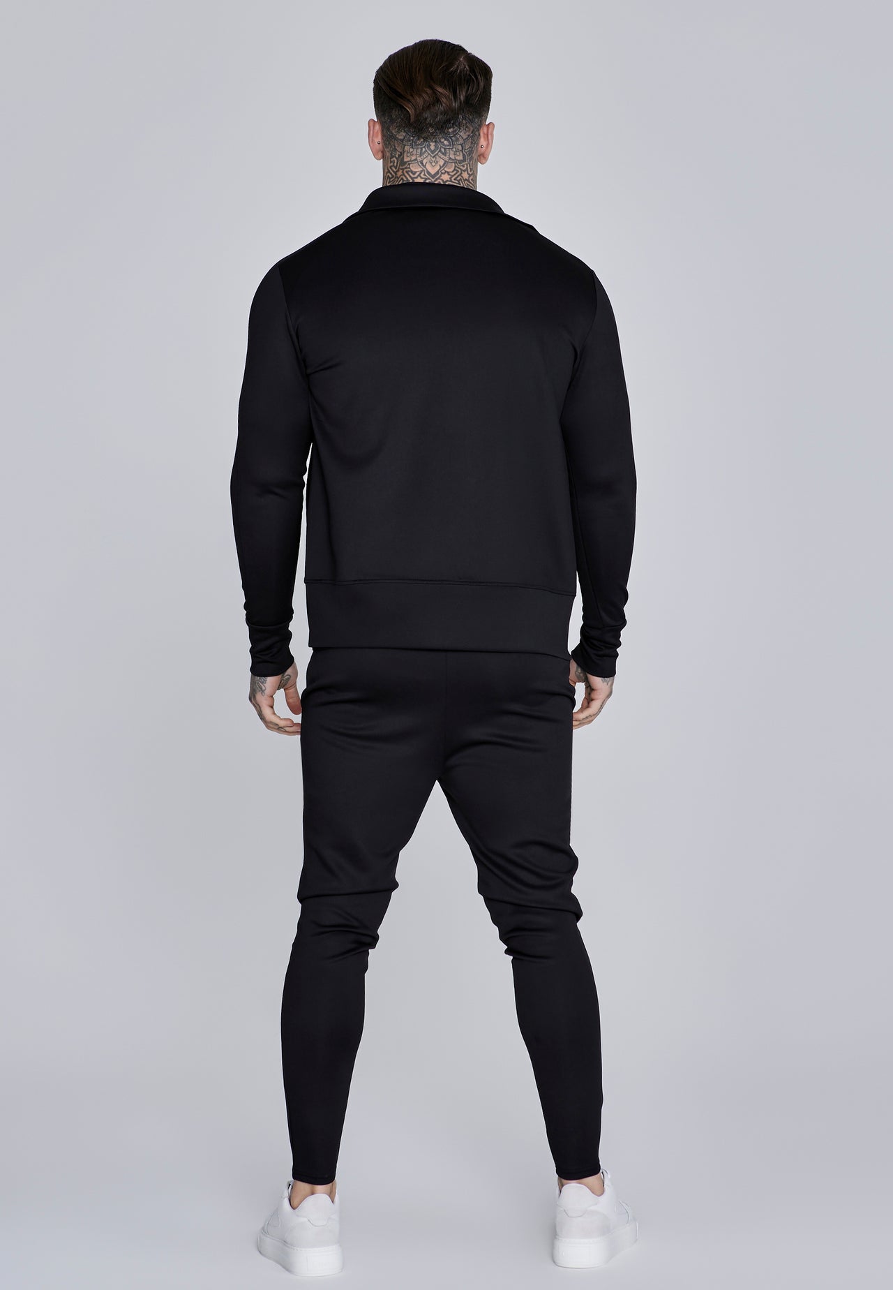 Black Essentials Poly Track Top (5)