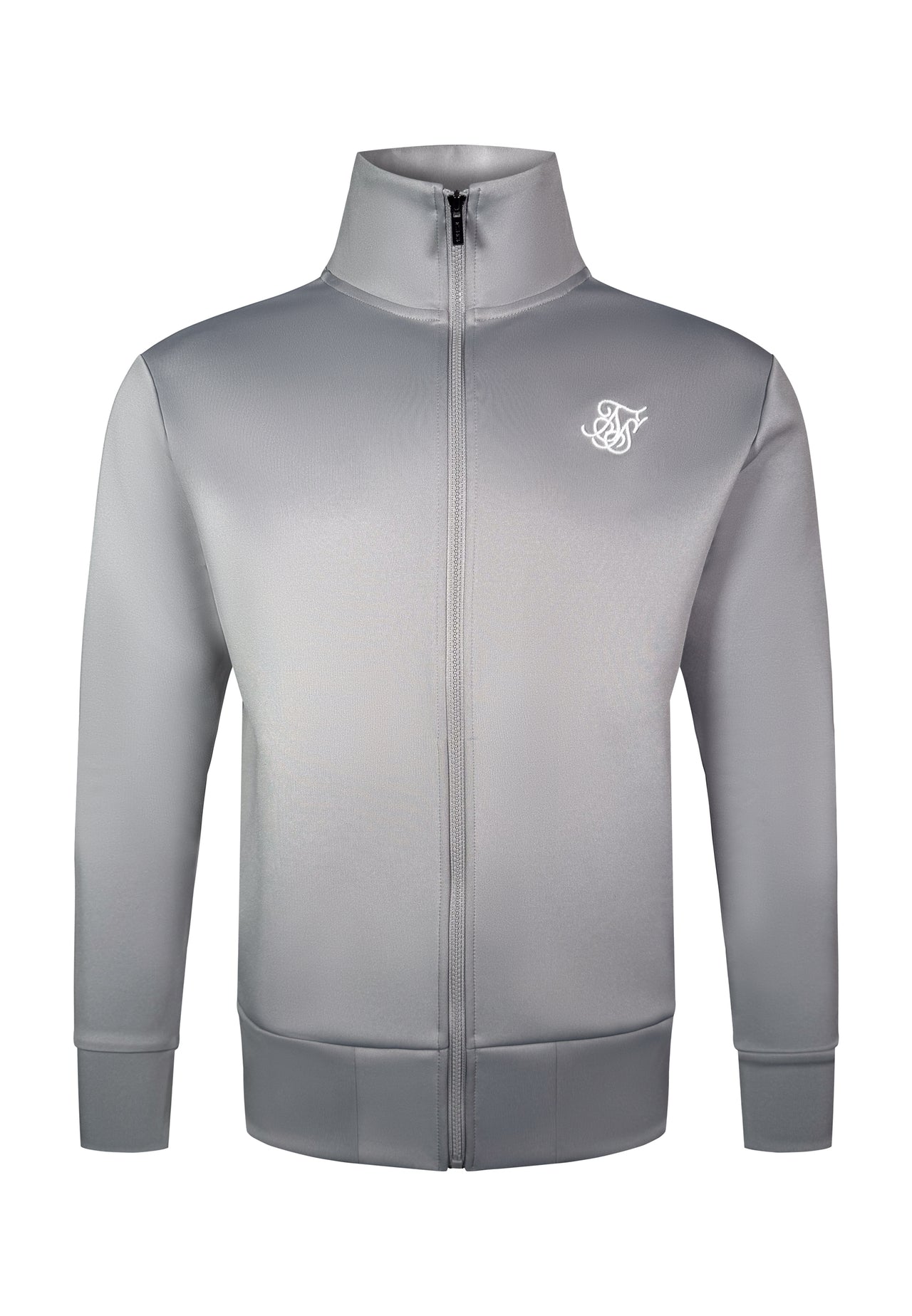 Grey Essentials Poly Track Top (5)