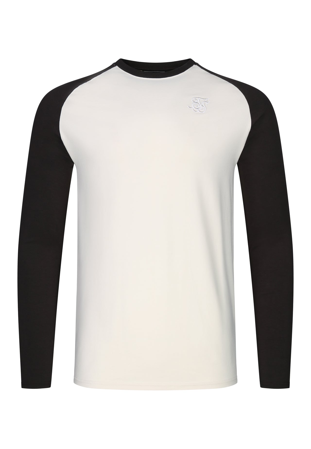 Ecru and Brown LS Muscle Fit T-Shirt (6)