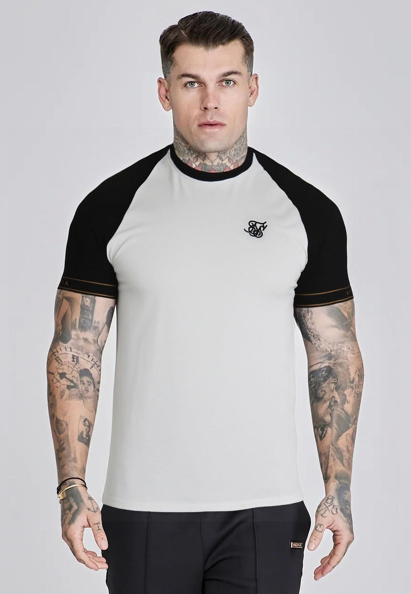 White and Black Tech T-Shirt