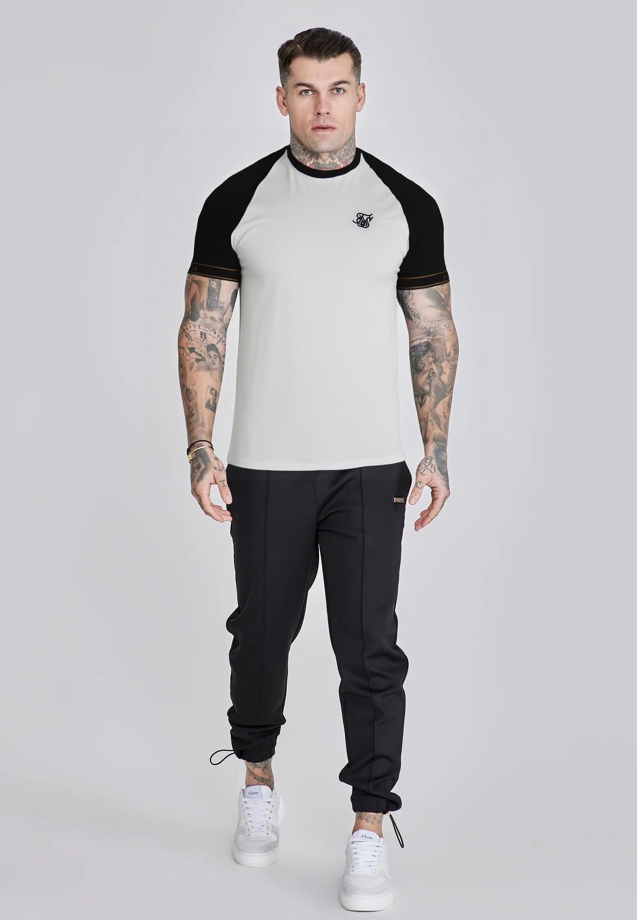 White and Black Tech T-Shirt (1)