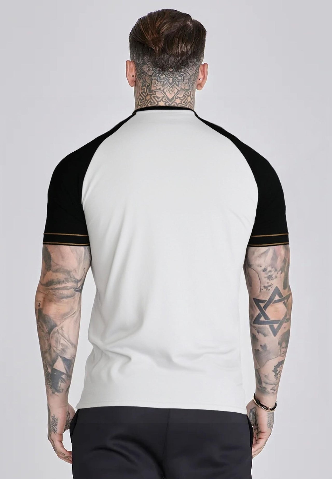 White and Black Tech T-Shirt (3)