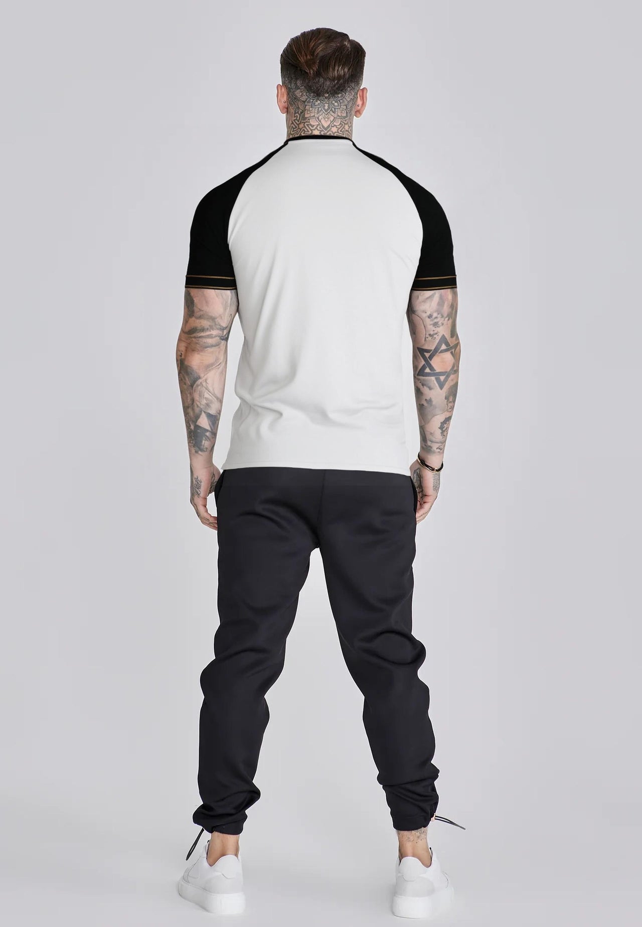 White and Black Tech T-Shirt (4)